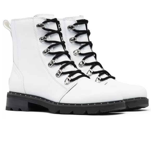 Sorel Shoes - SOREL | Women's White Lennox Lace Casual Boots Size 6